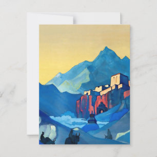 “De Burcht van de Geest” door Nicholas Roerich Briefkaart