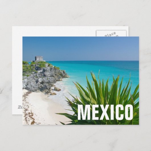 De burgemeester ruikt naar het strand in Tulum Briefkaart (Voorkant / Achterkant)