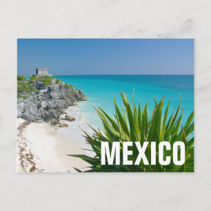 De burgemeester ruikt naar het strand in Tulum Briefkaart