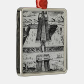 De burgemeester van Templo in Tenochtitlan Metalen Ornament (Rechts)