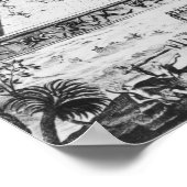 De burgemeester van Templo in Tenochtitlan Poster (Hoek)