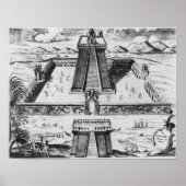 De burgemeester van Templo in Tenochtitlan Poster (Voorkant)