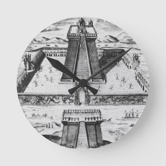 De burgemeester van Templo in Tenochtitlan Ronde Klok (Voorkant)