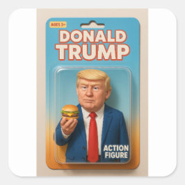De Burger Baron Vierkante Sticker