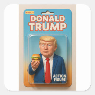 De Burger Baron Vierkante Sticker