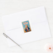 De Burger Baron Vierkante Sticker (Envelop)