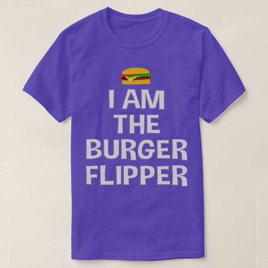 De Burger Flipper Funny Cook Gift T-shirt (Design voorkant)