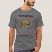 De Burger Hamburger Funny Food Lover Tarot Readin T-shirt (Voorkant)