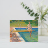 De burggraaf van Castlerosse | Sir John Lavery Briefkaart (Staand voorkant)