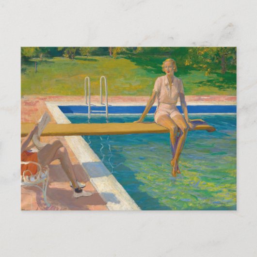 De burggraaf van Castlerosse | Sir John Lavery Briefkaart (Voorkant)