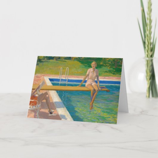 De burggraaf van Castlerosse | Sir John Lavery Kaart (Voorkant)