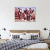 De Burghers van Calais Canvas Afdruk (Insitu (Slaapkamer))