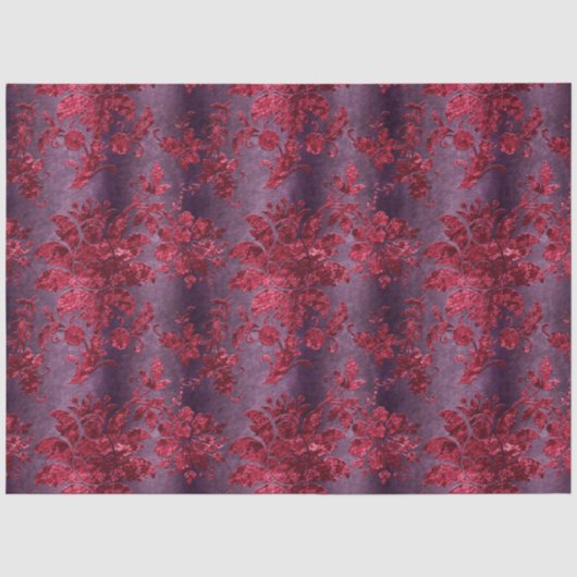 De Burgundy Velvet Serie Design 2 Tissuepapier (Voorkant)