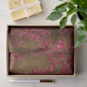 De Burgundy Velvet Serie Design 6 Tissuepapier (Geschenk)