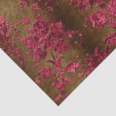 De Burgundy Velvet Serie Design 6 Tissuepapier (Detail)