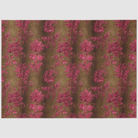 De Burgundy Velvet Serie Design 6 Tissuepapier (Voorkant)
