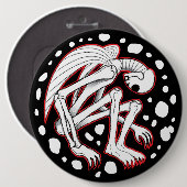 De Buried Angel Ronde Button 6,0 Cm (Voorkant /achterkant)