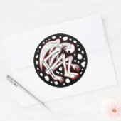 De Buried Angel Ronde Sticker (Envelop)