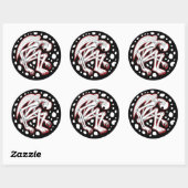 De Buried Angel Ronde Sticker (Vel)