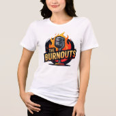 "De Burnouts" Tri-Blend Shirt (Voorkant)