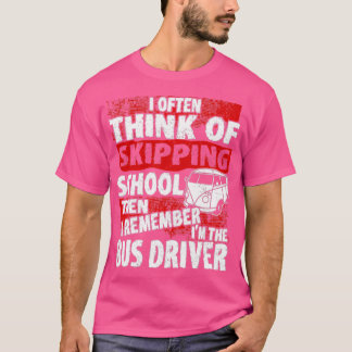 De bus-bestuurdersschool herinnert zich geen overs t-shirt