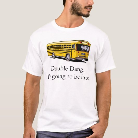 De bus gemist t-shirt (Voorkant)