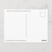 De bus van 38 naar Islington Green in het voorjaar Briefkaart (Achterkant)