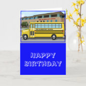 De Bus van de school op School Kaart (Gele Bloem)