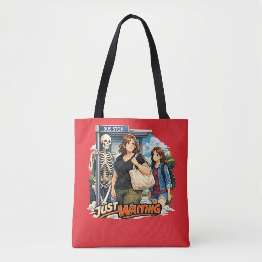 De bushalte tote bag (Voorkant)