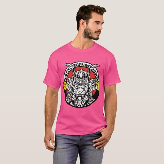 De Bushido code Samurai T-shirt (Voorkant volledig)