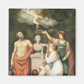 De buste van Linnaeus eren Magneet (Voorkant)