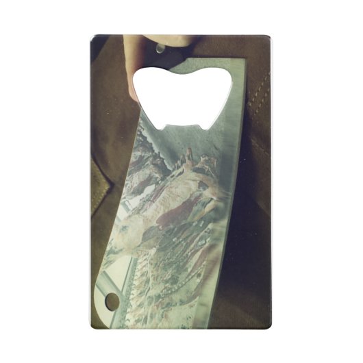 De Butcher. Creditkaart Flessenopener (Achterkant)