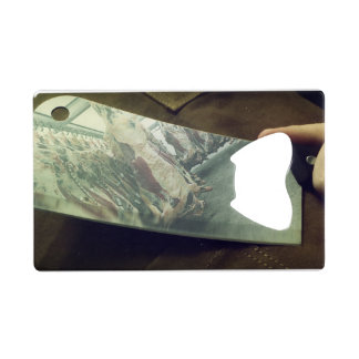 De Butcher. Creditkaart Flessenopener