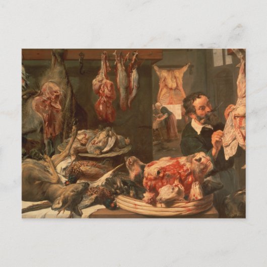 De Butcher's Shop Briefkaart (Voorkant)