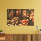 De Butcher's Shop Canvas Afdruk (Insitu (Woonkamer))
