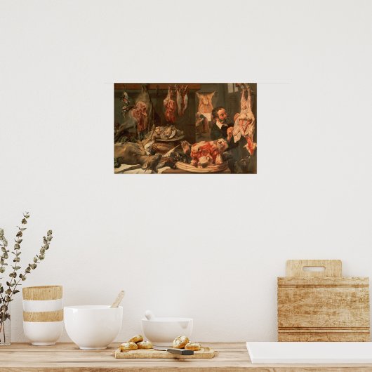 De Butcher's Shop Poster (Keuken)