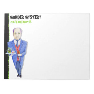 De Butler Murder Mystery Large Notepad Notitieblok