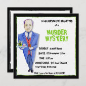 De Butler Murder Mystery Uitnodiging (Voorkant / Achterkant)