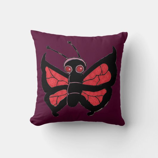 De Butterflies Kussen (Voorkant)