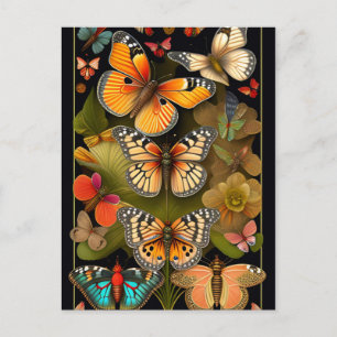 De Butterflies   Modern Haeckel Briefkaart