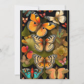 De Butterflies | Modern Haeckel Greeting Kaart (Voorkant)