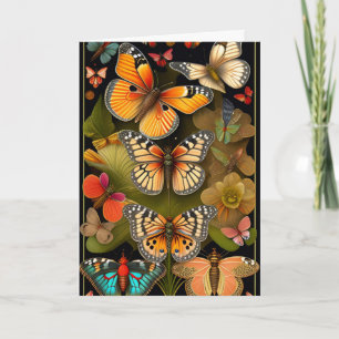 De Butterflies   Modern Haeckel Kaart