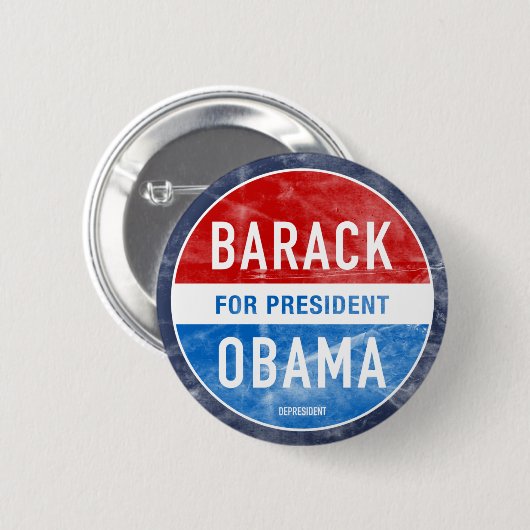 De Button van Barack Obama (Voorkant /achterkant)