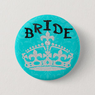 De Button van de Bruid van de Kroon van de Prinses