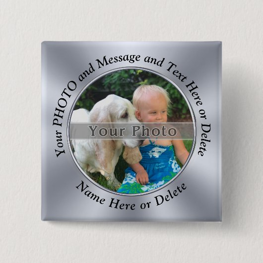 De Button van de douane speelt Goedap met Foto, 2  (Voorkant)