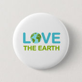 De Button van de Earth Day Love (Voorkant)