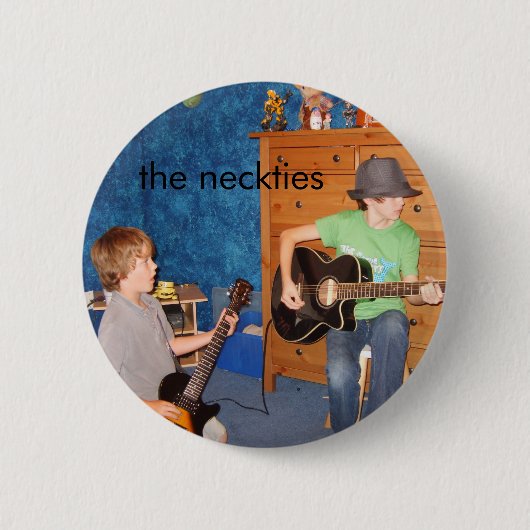 De Button van de gitaristen van de Neckties (Voorkant)