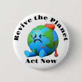 De Button van de planeet nieuw leven inblazen (Voorkant)