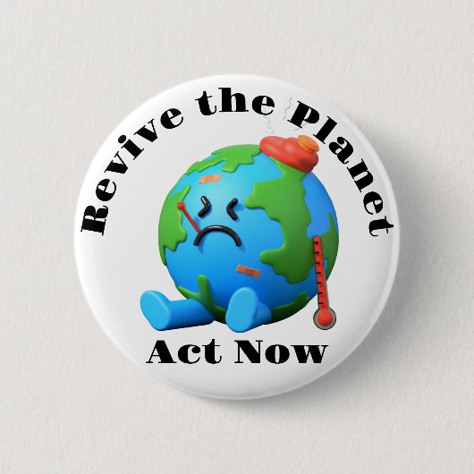 De Button van de planeet nieuw leven inblazen (Voorkant)