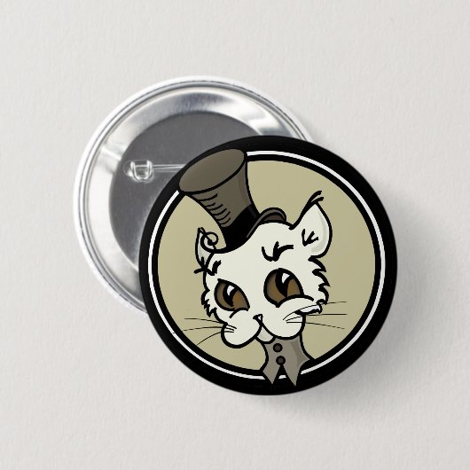 DE BUTTON VAN DE SPELD VAN DE SPELD VAN DE KITTY (Voorkant /achterkant)